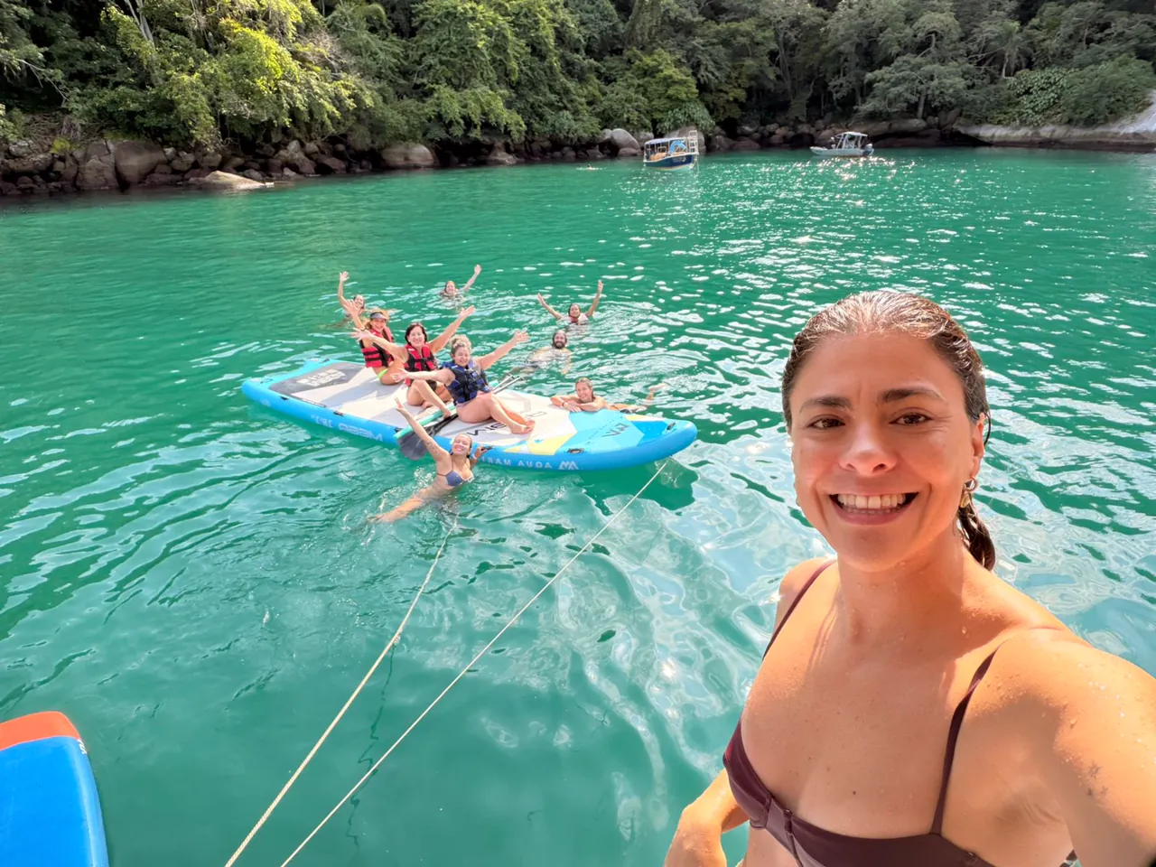 Momento a bordo de uma expedição do Albatroz pela Costa Verde — registro 12