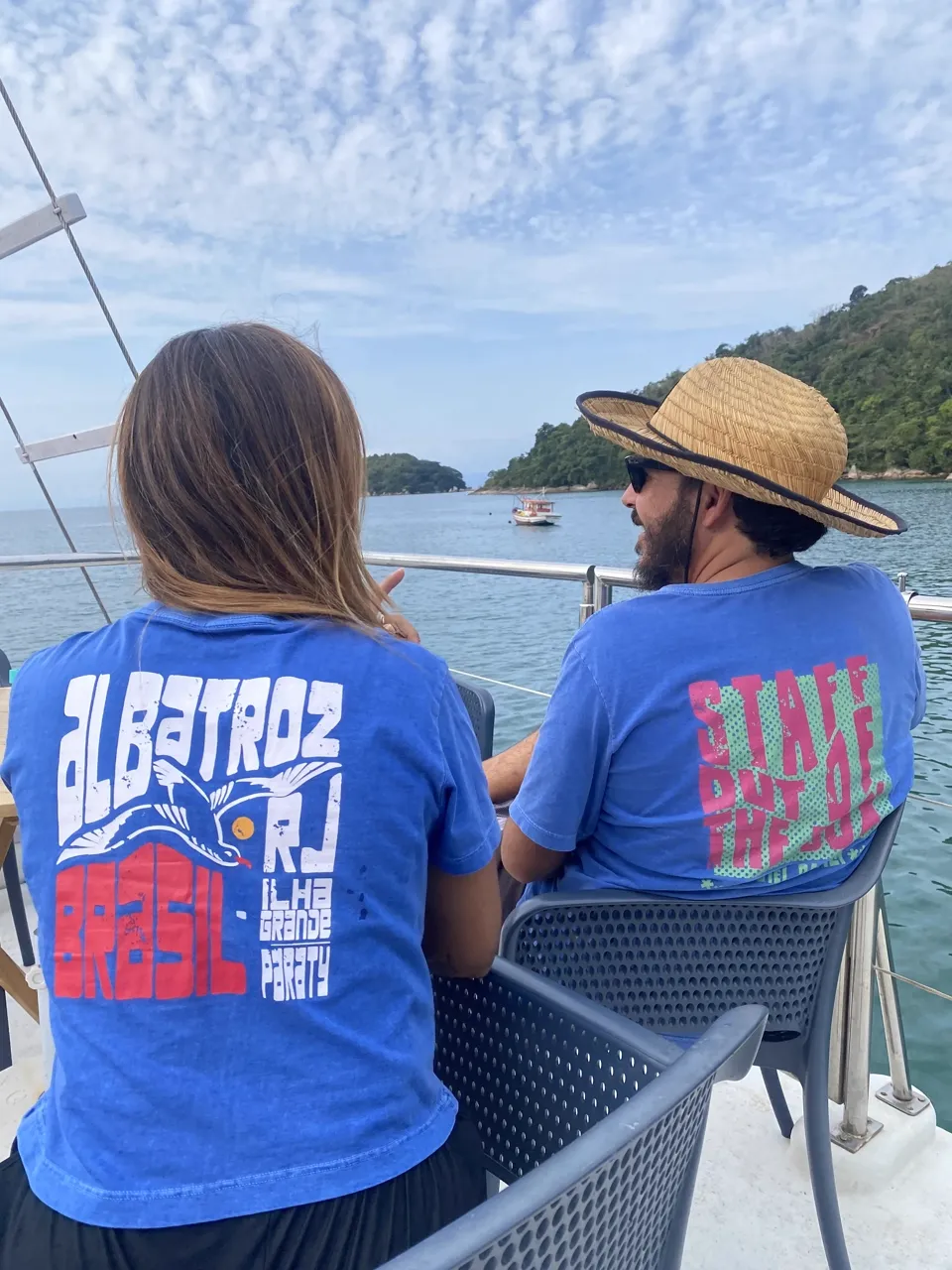 Momento a bordo de uma expedição do Albatroz pela Costa Verde — registro 16